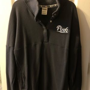 Pink Victoria Secret Half zip pullover